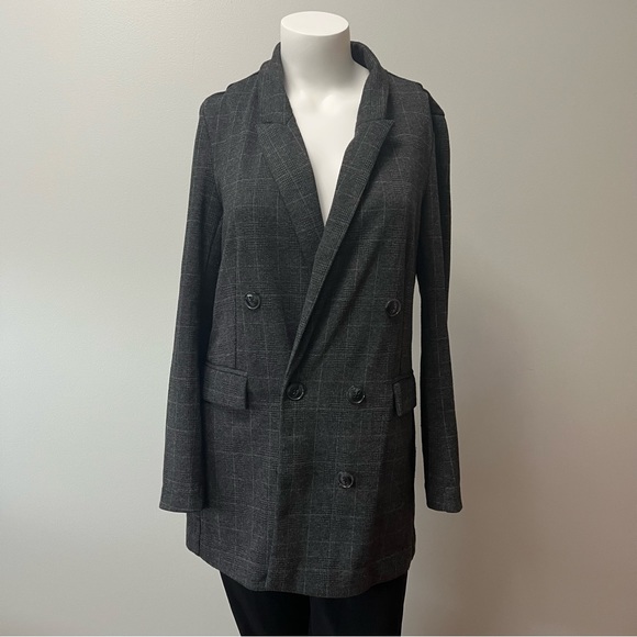 Plaid Soft Blazer - Picture 4 of 6